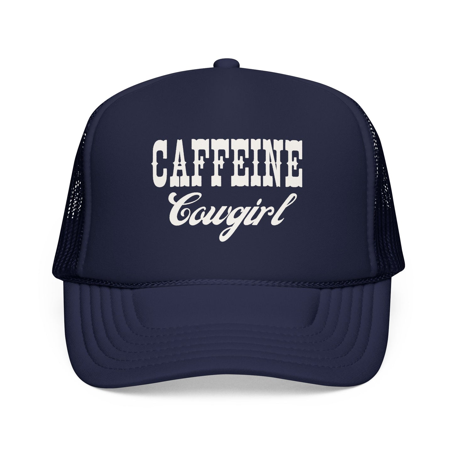 Caffeine Cowgirl Trucker Hat