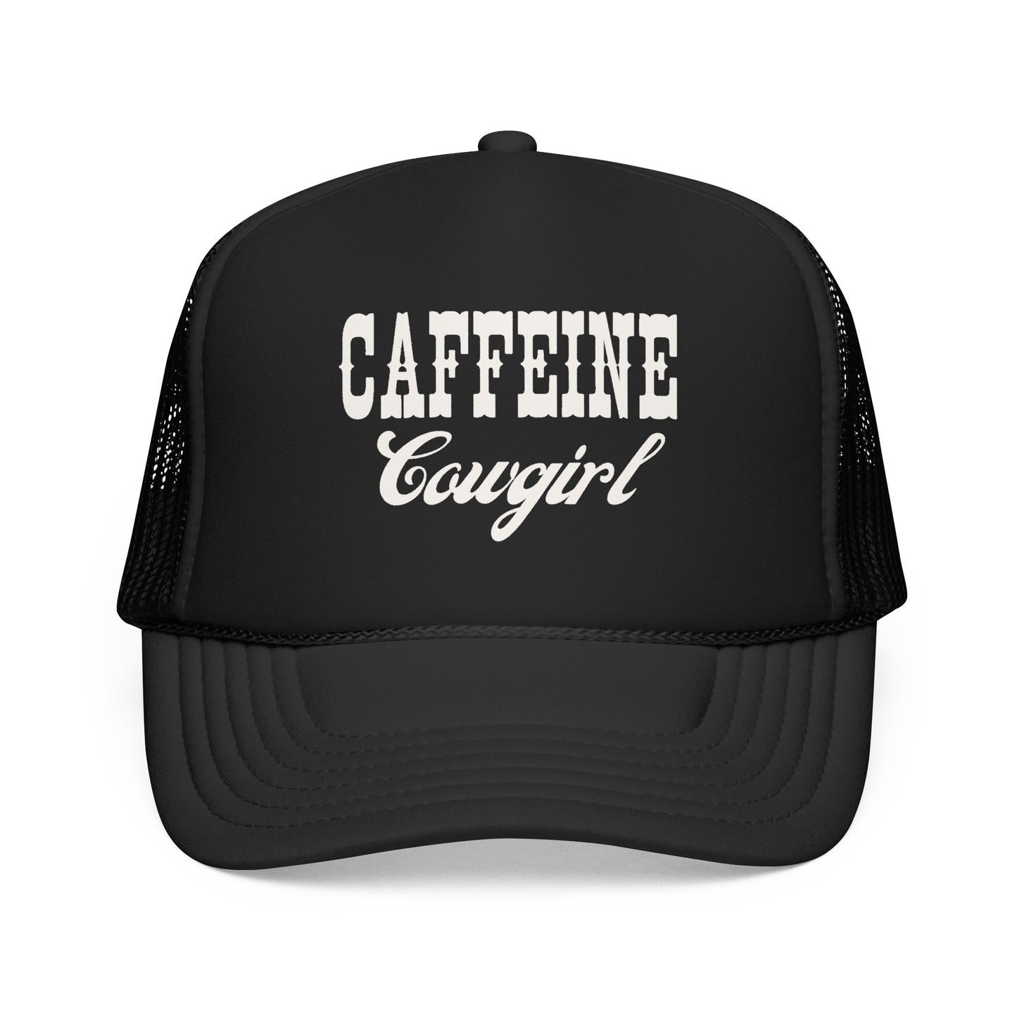 Caffeine Cowgirl Trucker Hat
